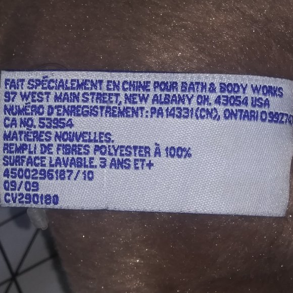 Bath & Body Works Reindeer Green Collar Stuffed Animal Holiday Moose Plush 2009 - Picture 7 of 8